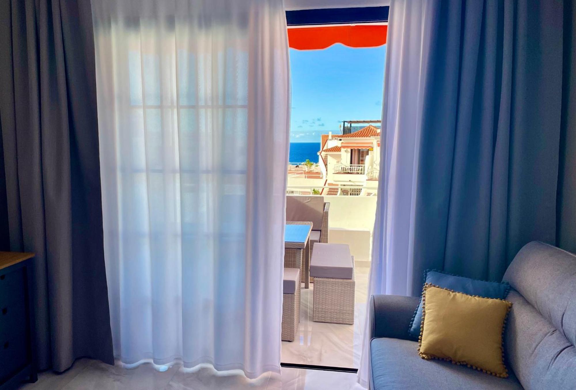 Luxury Diamond - Ocean View, Big Terraces, Air Con, Wifi Apartment Los Cristianos  Exterior photo